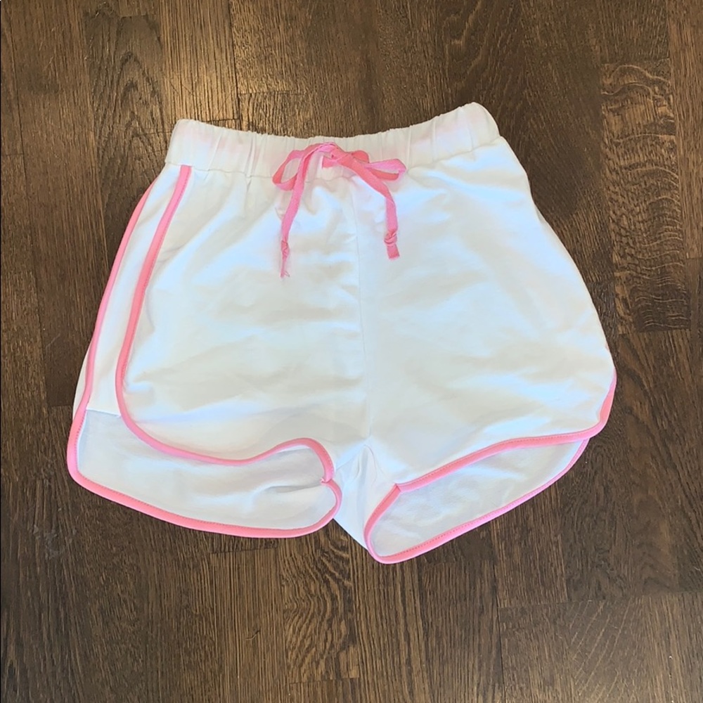Draw string cotton shorts